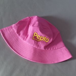 Pink Pepto Bismol Bucket Hat